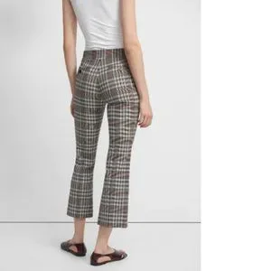 Theory Pants Jumpsuits Theory Kick Pant In Plaid Wool Size